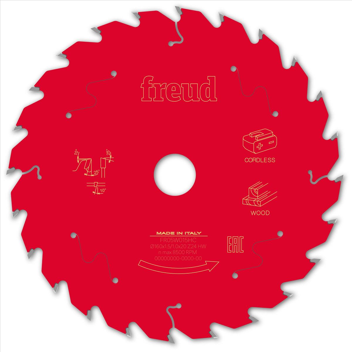Freud CL HH Wood cirkelzaagblad 160 mm – FR05W015HC