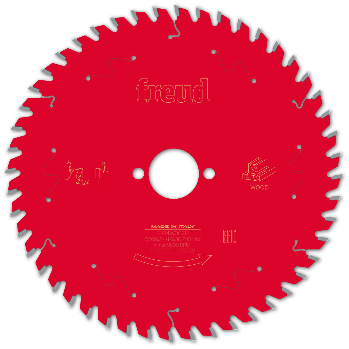 Freud HH Wood cirkelzaagblad 200 mm – FR14W002H