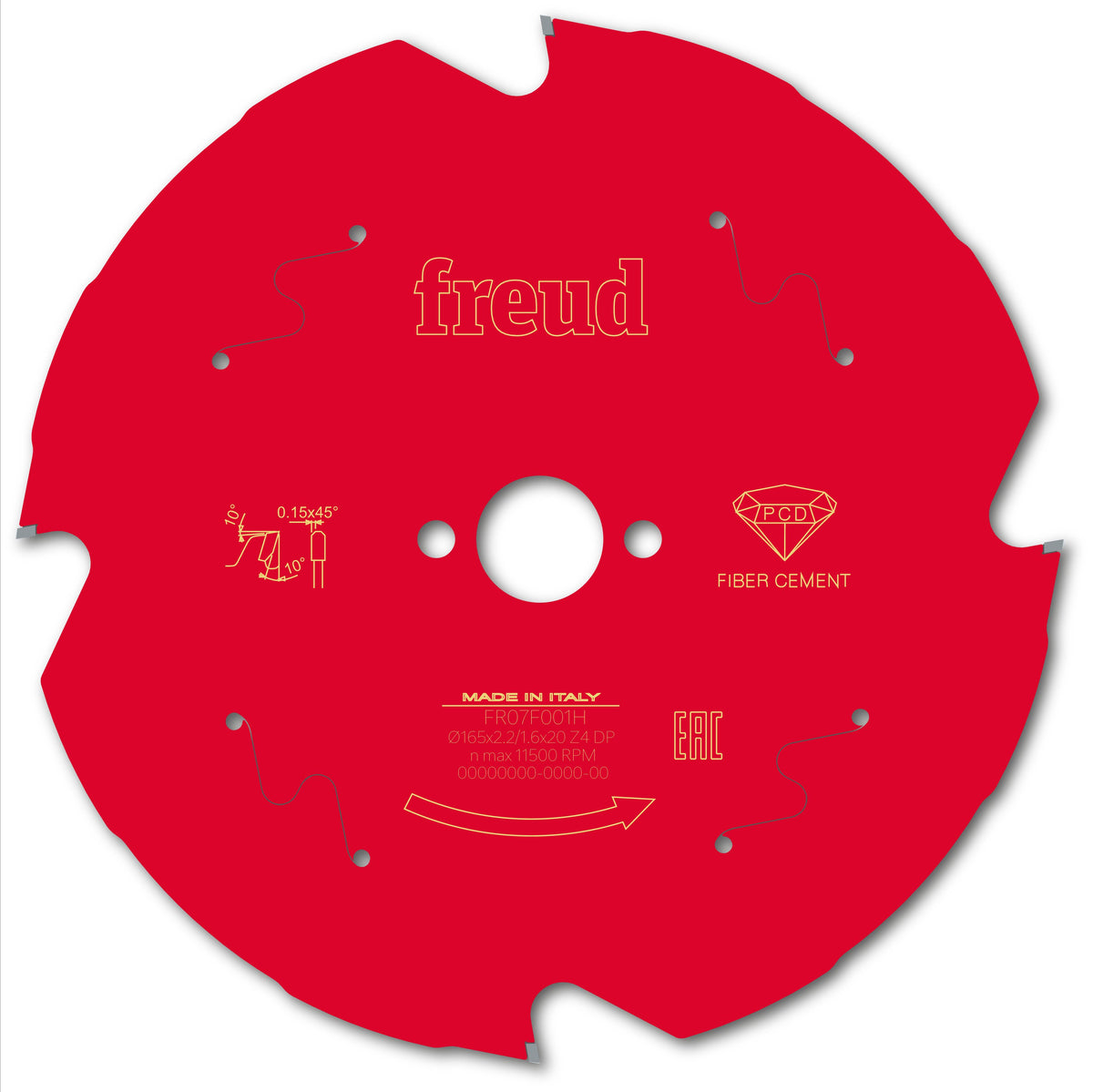 Freud HH Fiber Cement cirkelzaagblad 165 mm – FR07F001H