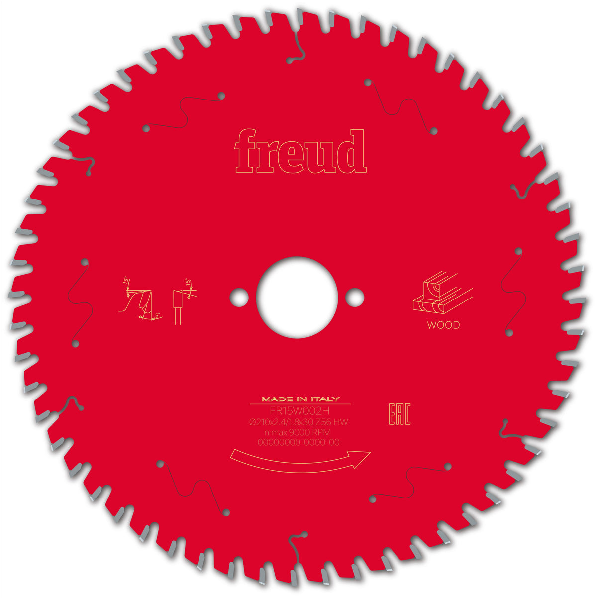 Freud HH Wood cirkelzaagblad 210 mm – FR15W002H