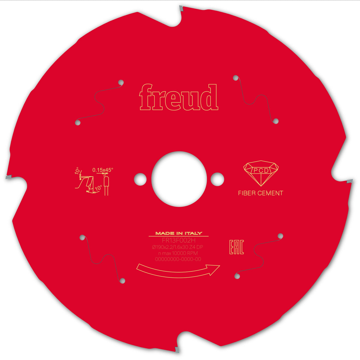 Freud HH Fiber Cement cirkelzaagblad 190 mm – FR13F002H