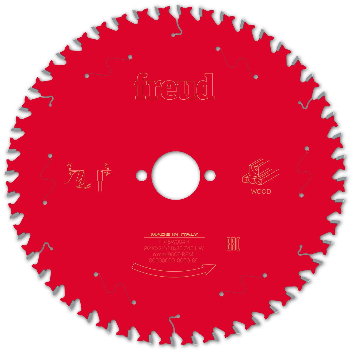 Freud HH Wood cirkelzaagblad 210 mm – FR15W004H
