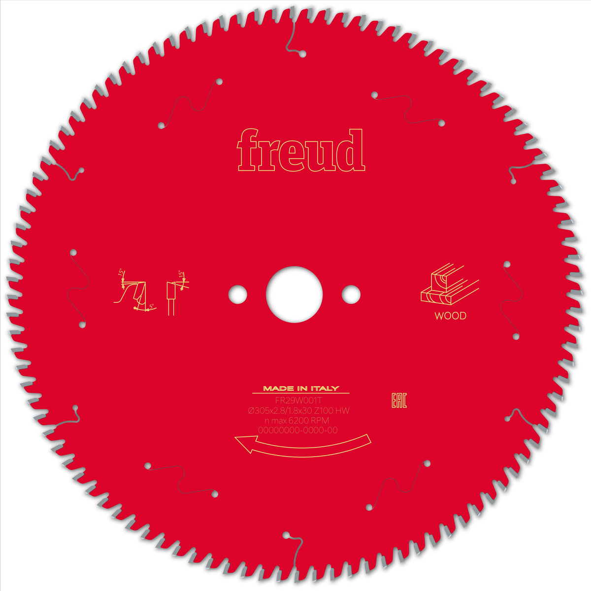 Freud Table Wood cirkelzaagblad 305 mm – FR29W001T