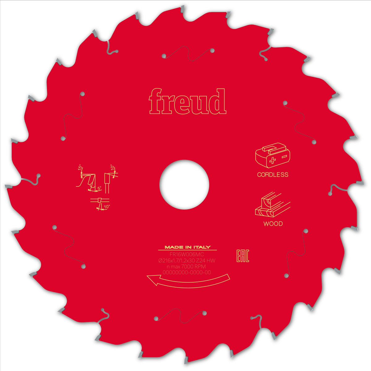 Freud CL Miter Wood cirkelzaagblad 216 mm – FR16W006MC