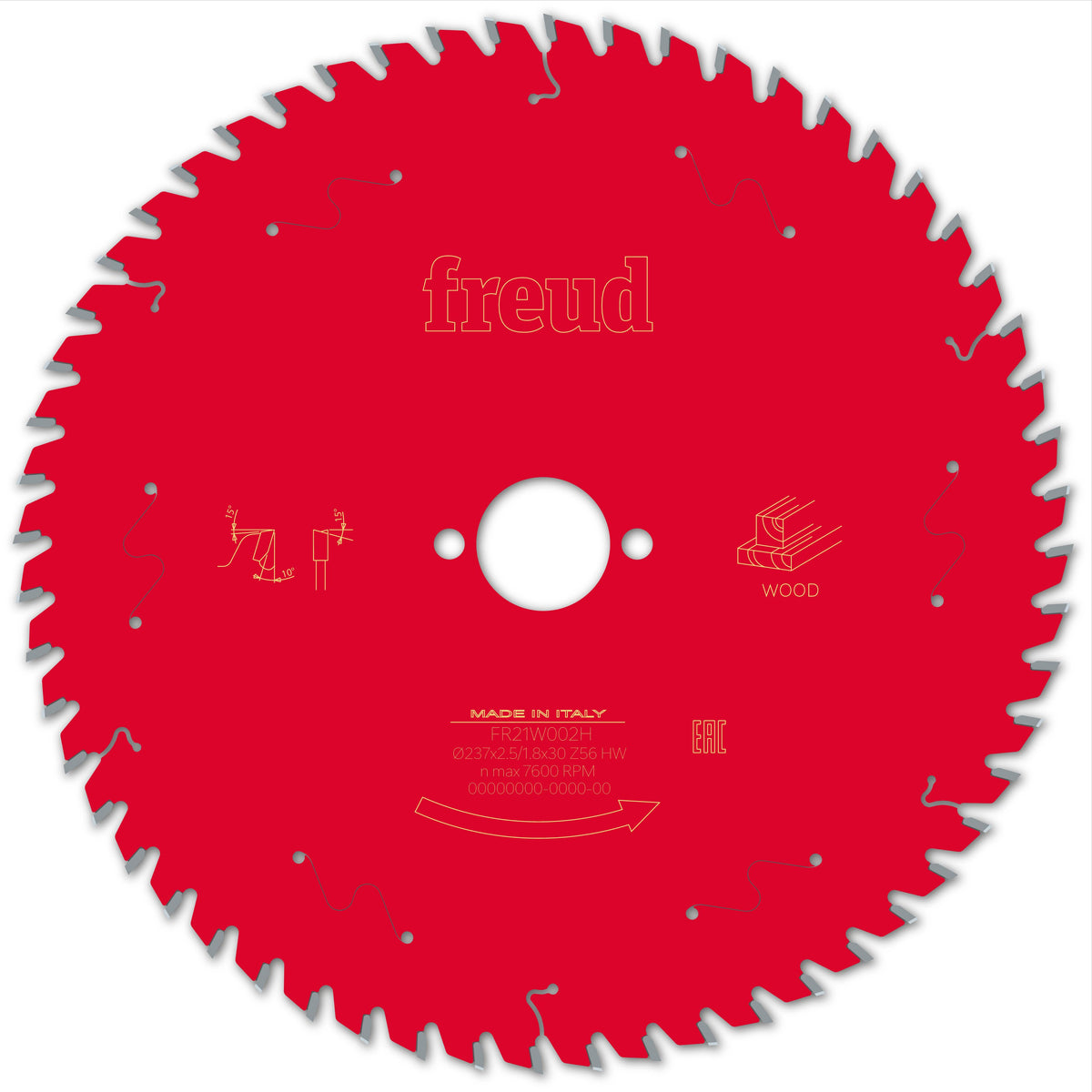 Freud HH Wood cirkelzaagblad 237 mm – FR21W002H