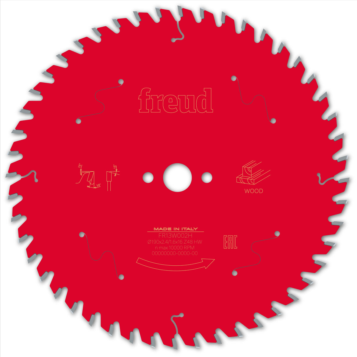 Freud HH Wood cirkelzaagblad 190 mm – FR13W002H