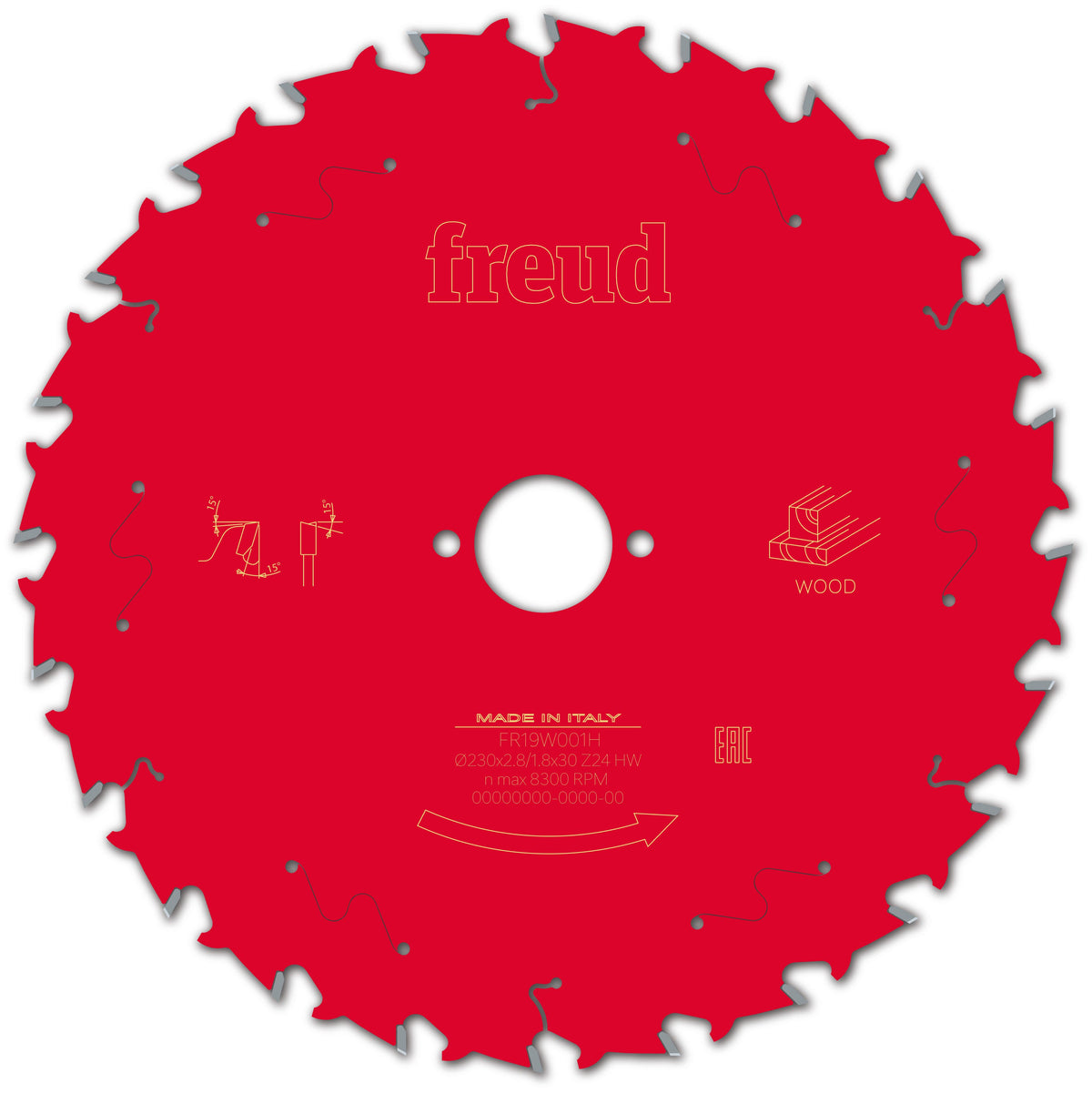 Freud HH Wood cirkelzaagblad 230 mm – FR19W001H