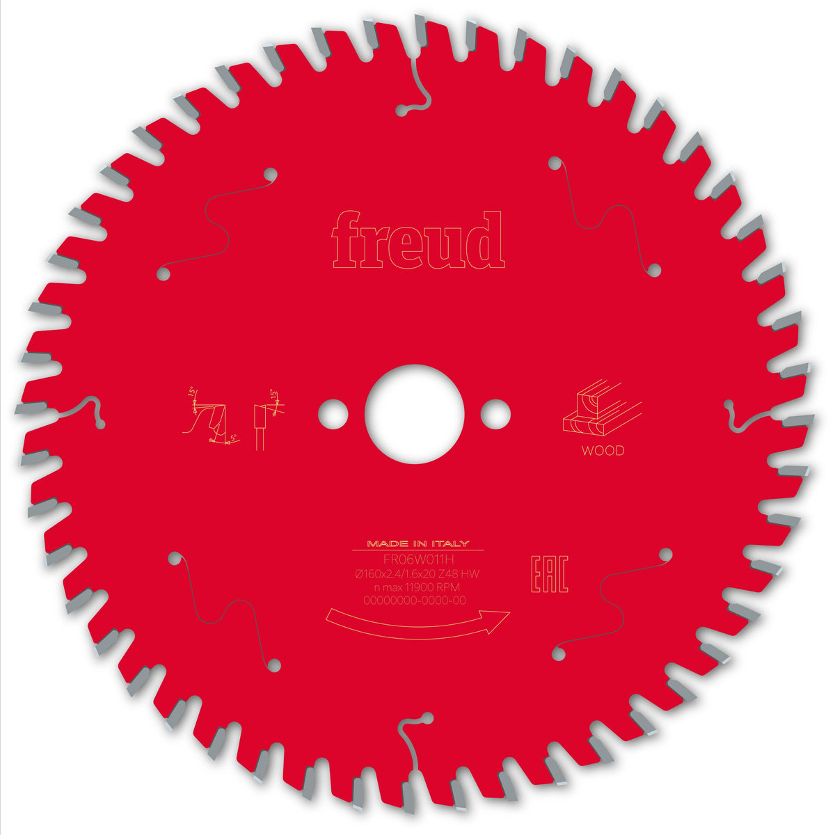 Freud HH Wood cirkelzaagblad 160 mm – FR06W011H