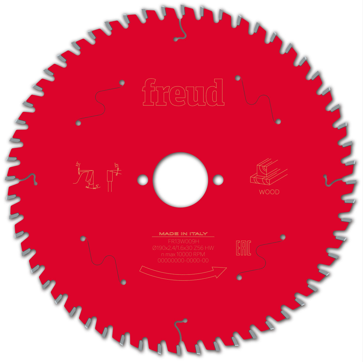 Freud HH Wood cirkelzaagblad 190 mm – FR13W009H