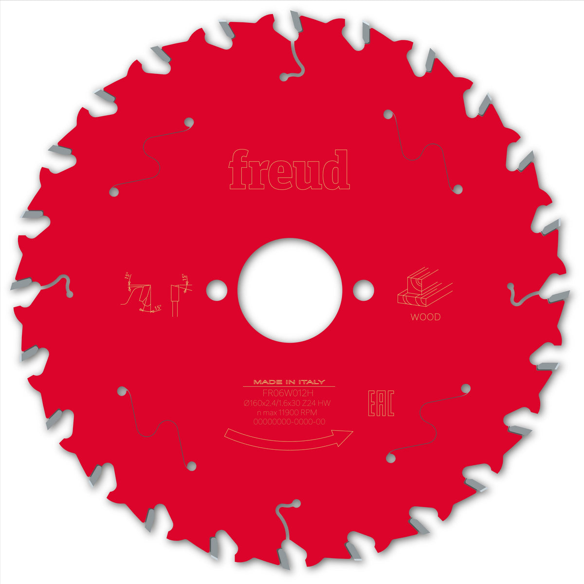 Freud HH Wood cirkelzaagblad 160 mm – FR06W012H