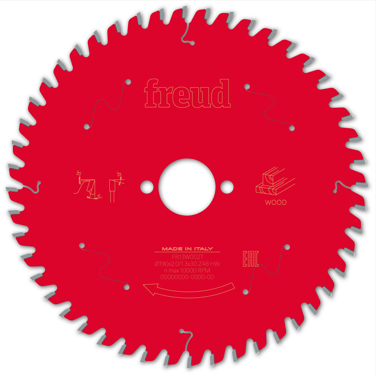 Freud Table Wood cirkelzaagblad 190 mm – FR13W002T