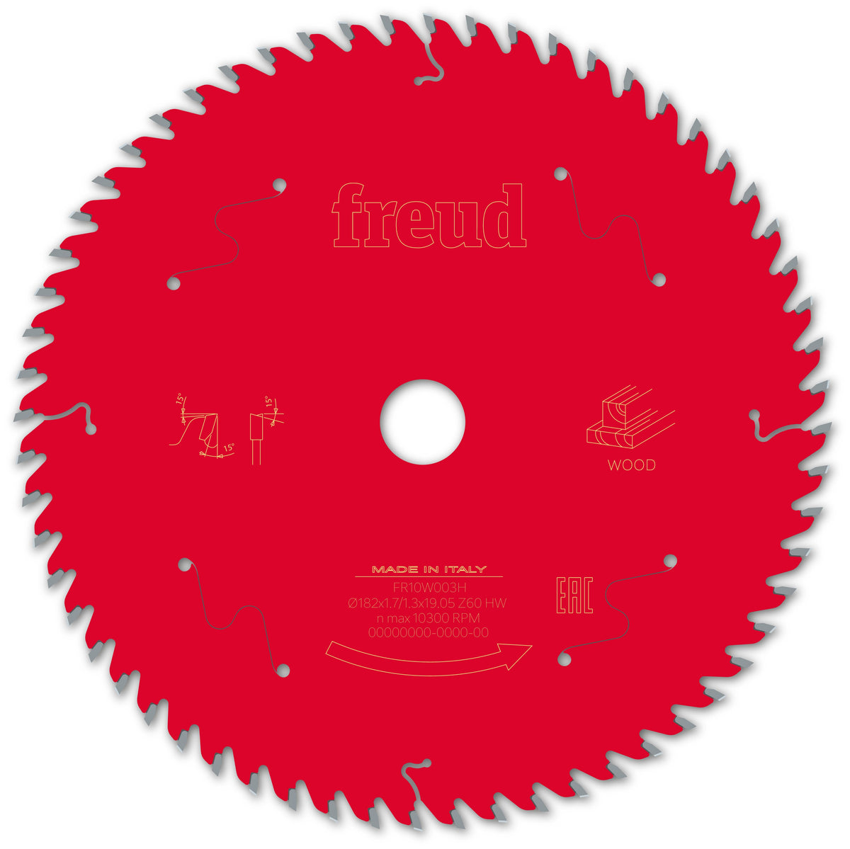 Freud HH Wood cirkelzaagblad 182 mm – FR10W003H