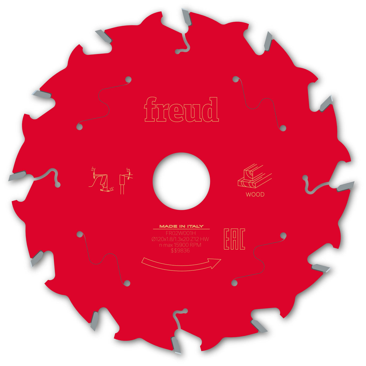 Freud HH Wood cirkelzaagblad 120 mm – FR02W001H