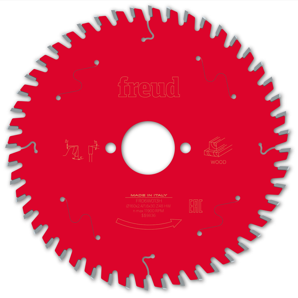 Freud HH Wood cirkelzaagblad 160 mm – FR06W013H