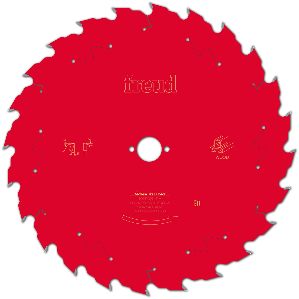 Freud HH Wood cirkelzaagblad 350 mm – FR32W001H