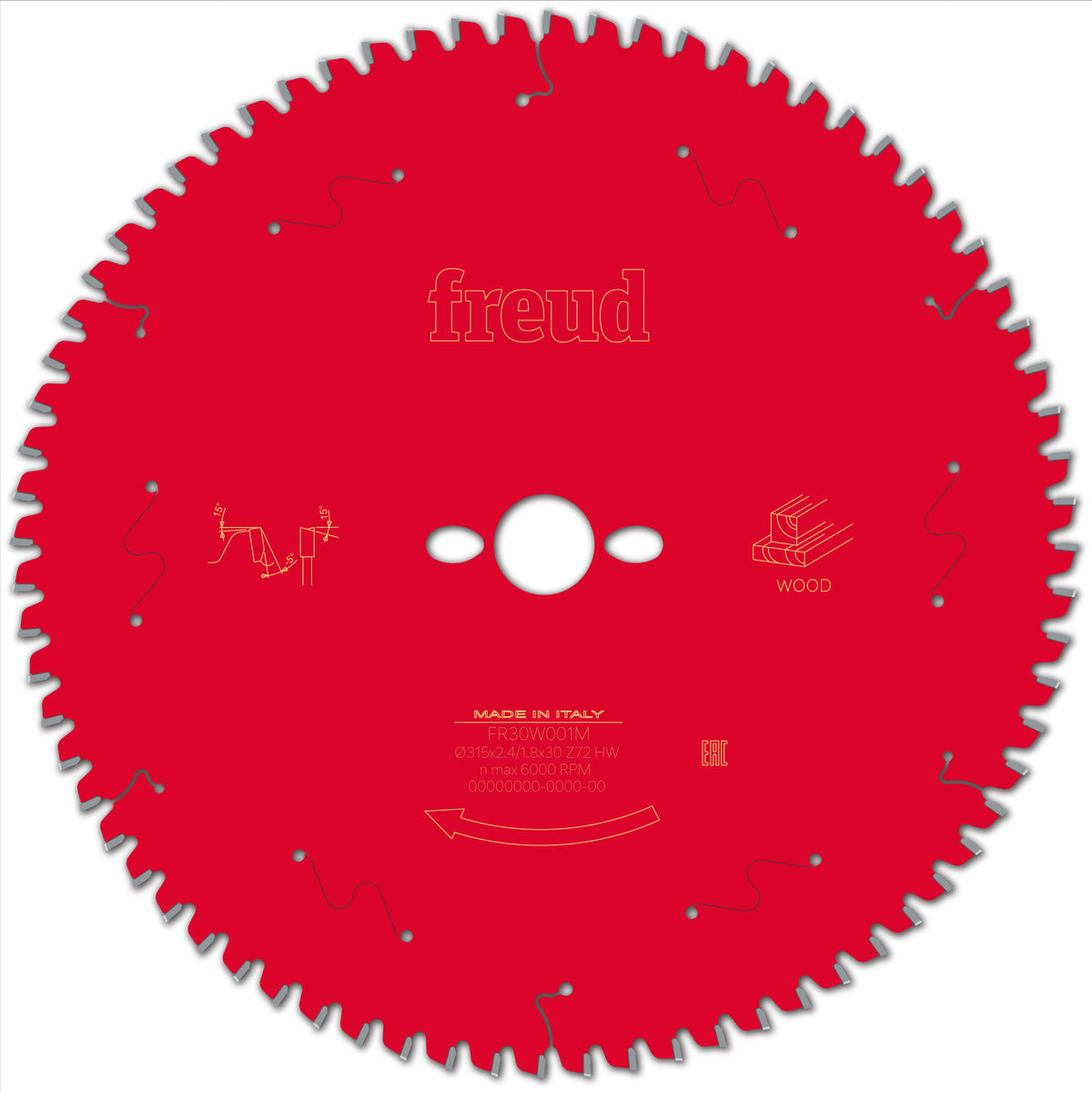 Freud Miter Wood cirkelzaagblad 315 mm – FR30W001M