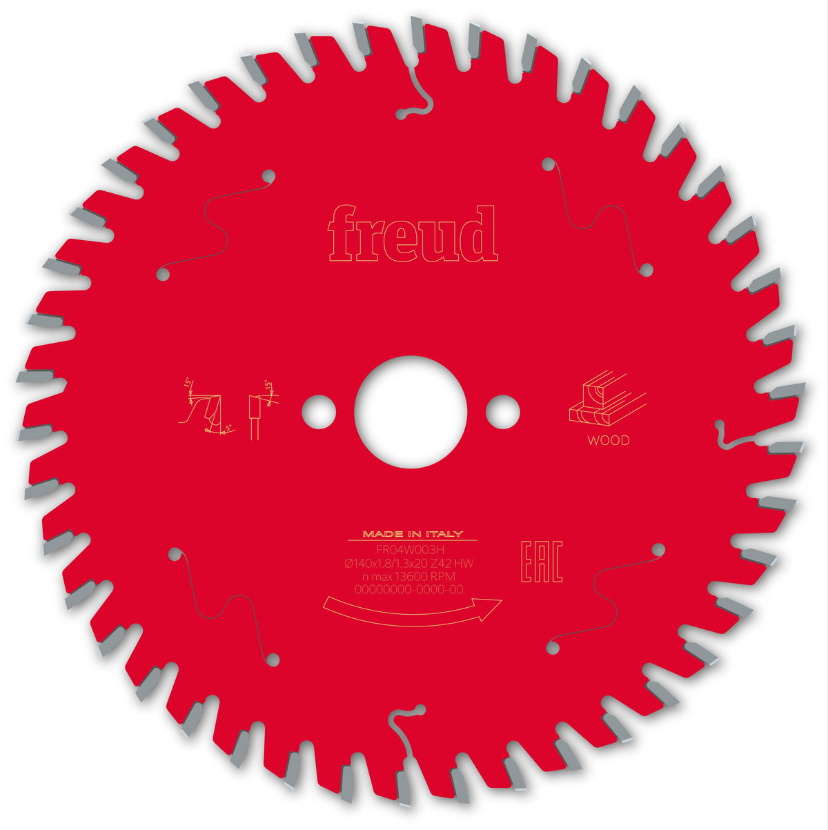 Freud HH Wood cirkelzaagblad 140 mm – FR04W003H
