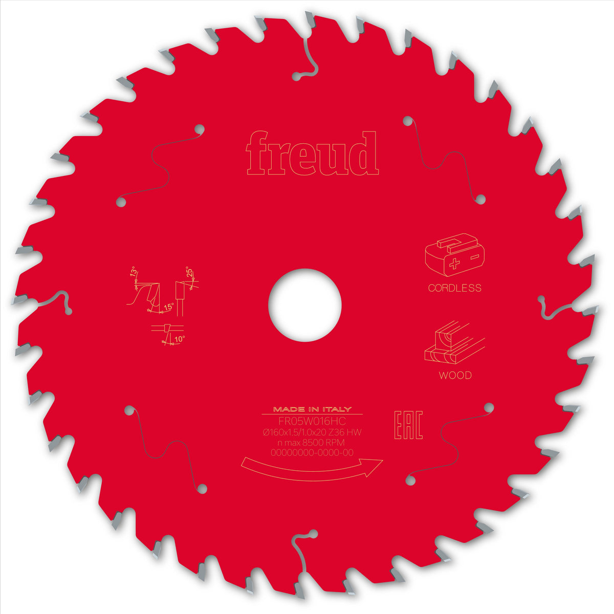 Freud CL HH Wood cirkelzaagblad 160 mm – FR05W016HC