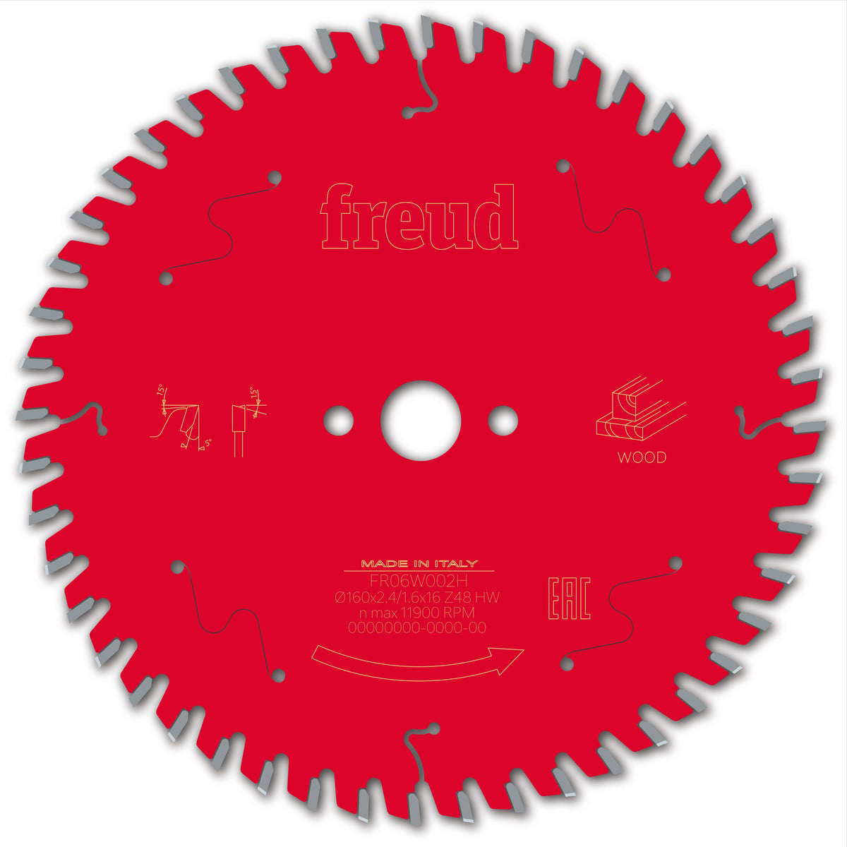 Freud HH Wood cirkelzaagblad 160 mm – FR06W002H