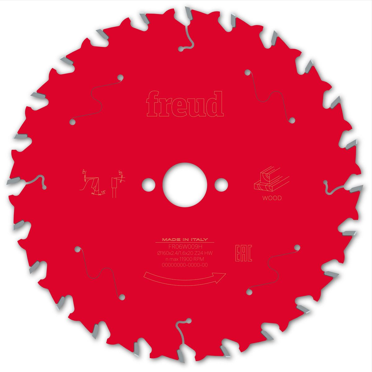 Freud HH Wood cirkelzaagblad 160 mm – FR06W009H
