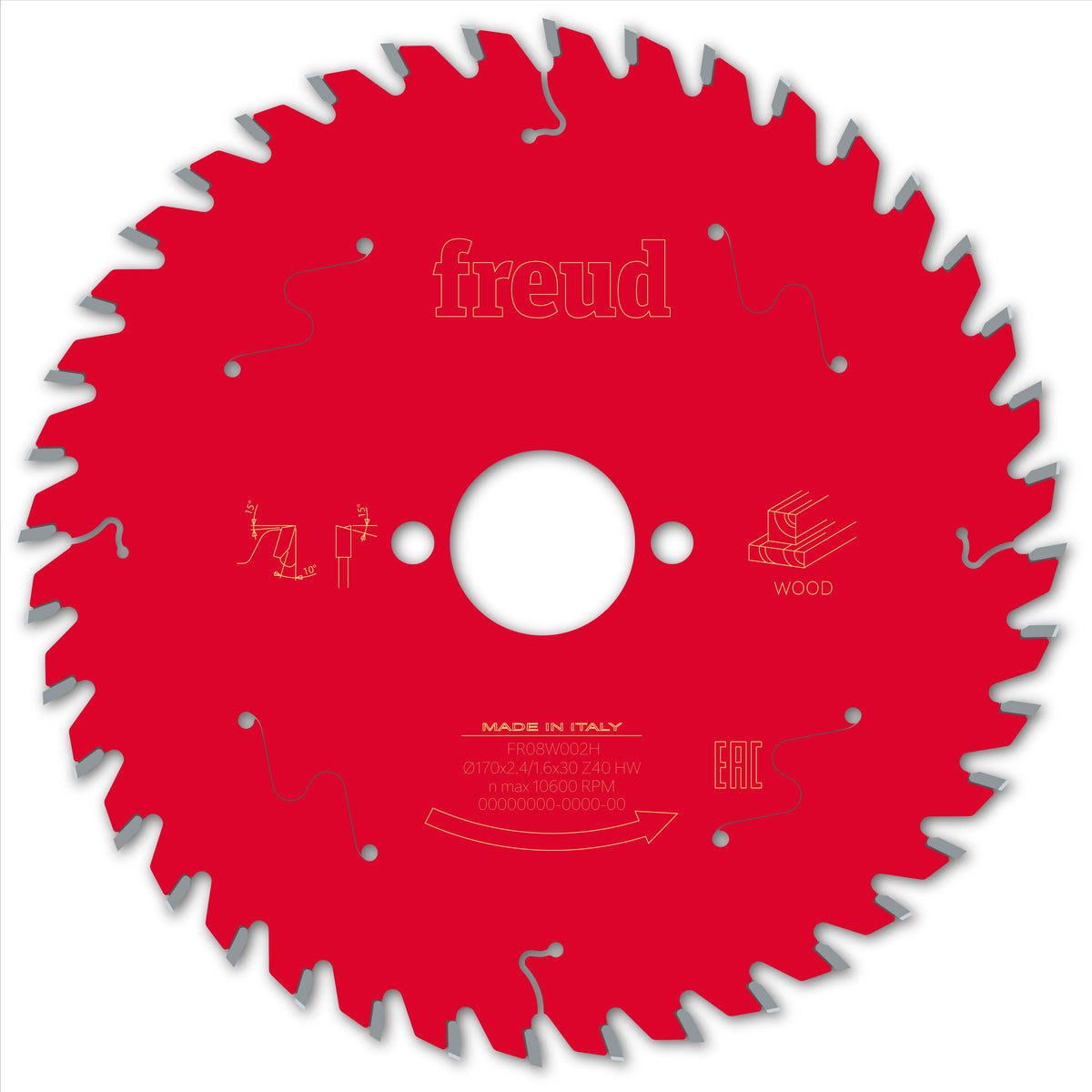 Freud HH Wood cirkelzaagblad 170 mm – FR08W002H