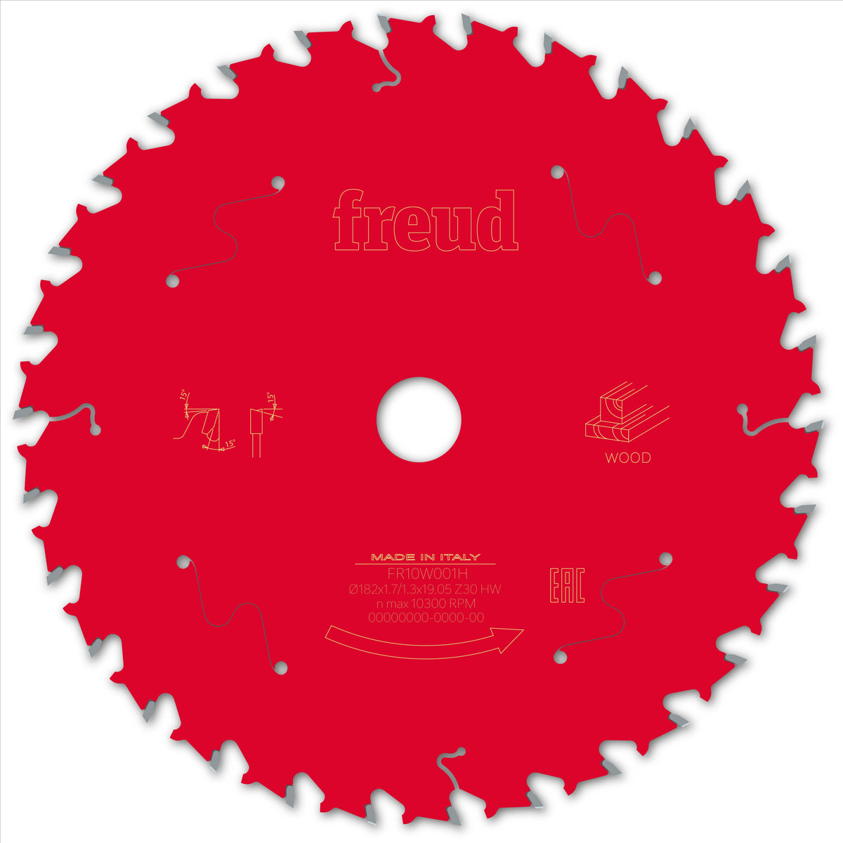 Freud HH Wood cirkelzaagblad 182 mm – FR10W001H
