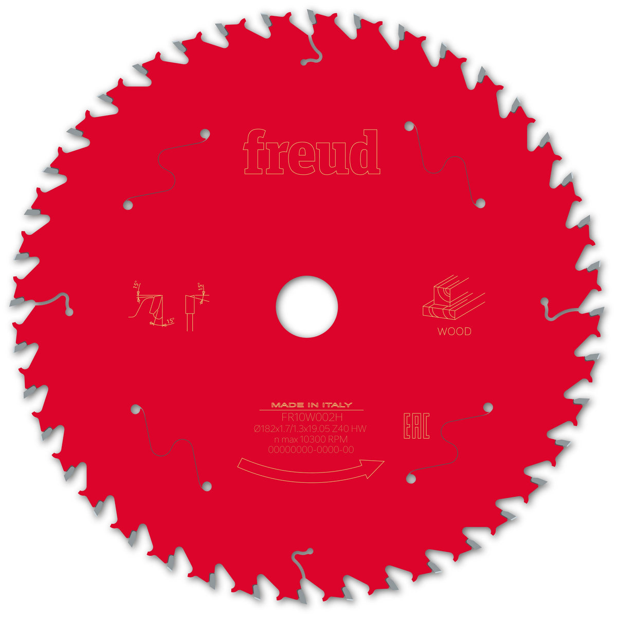 Freud HH Wood cirkelzaagblad 182 mm – FR10W002H