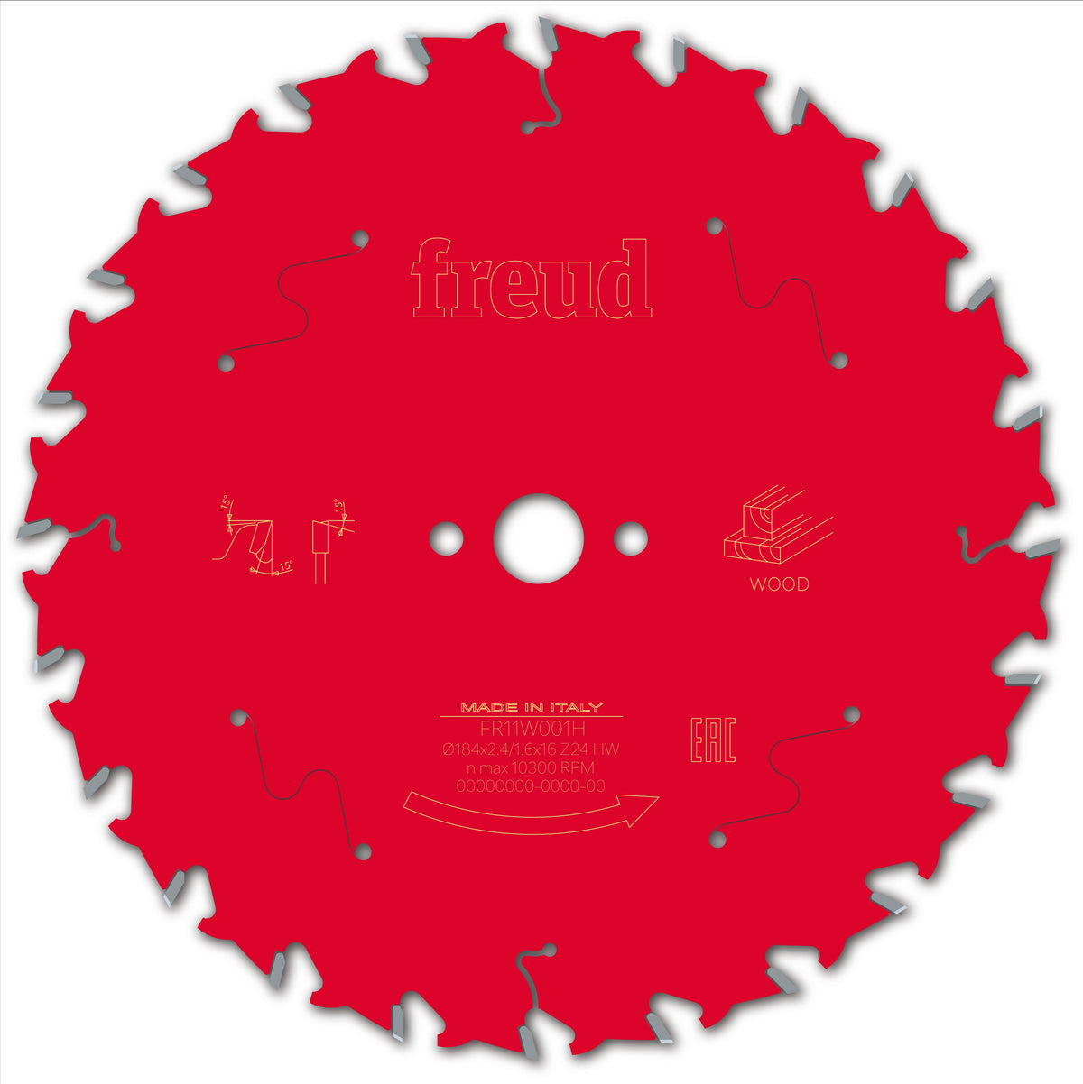 Freud HH Wood cirkelzaagblad 184 mm – FR11W001H