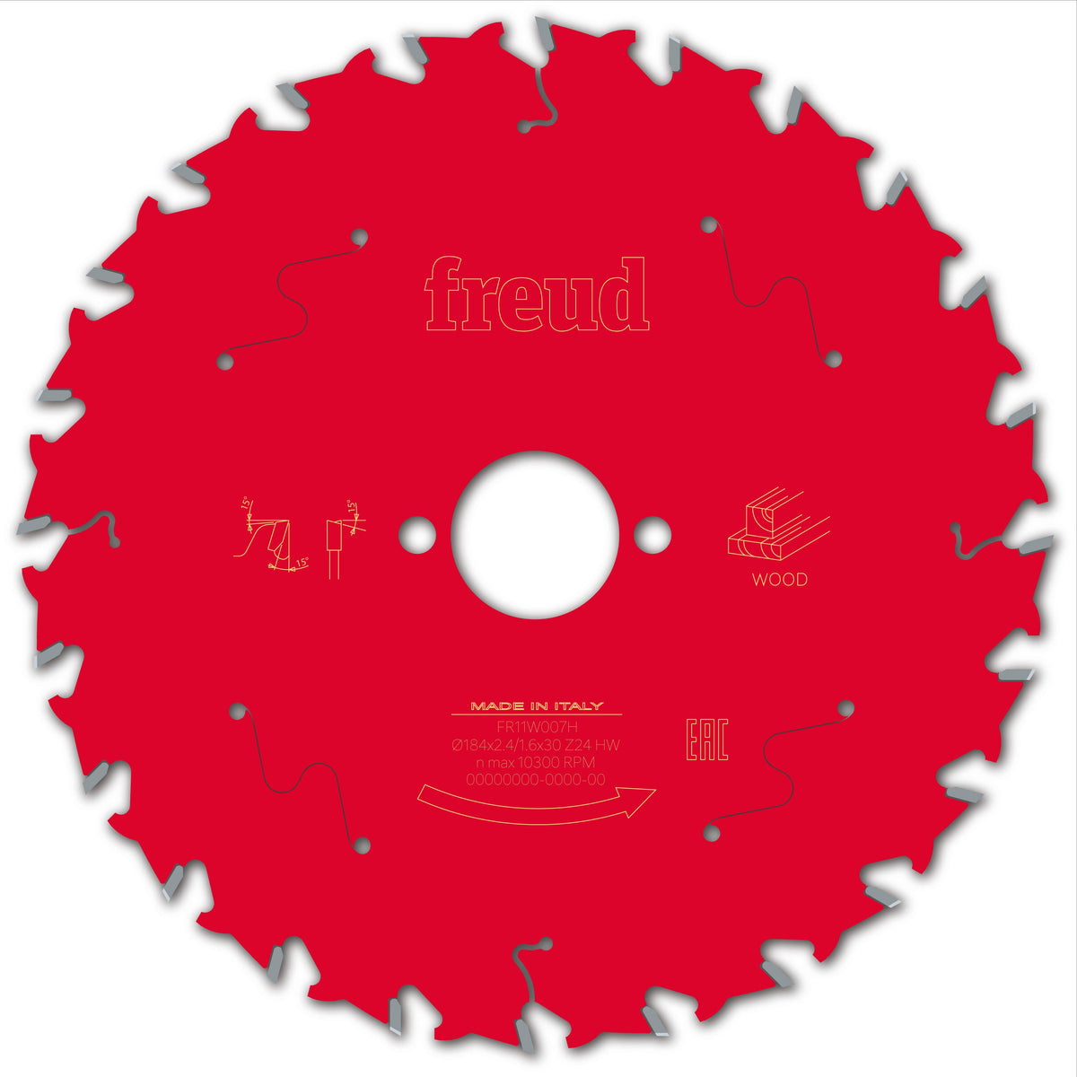 Freud HH Wood cirkelzaagblad 184 mm – FR11W007H