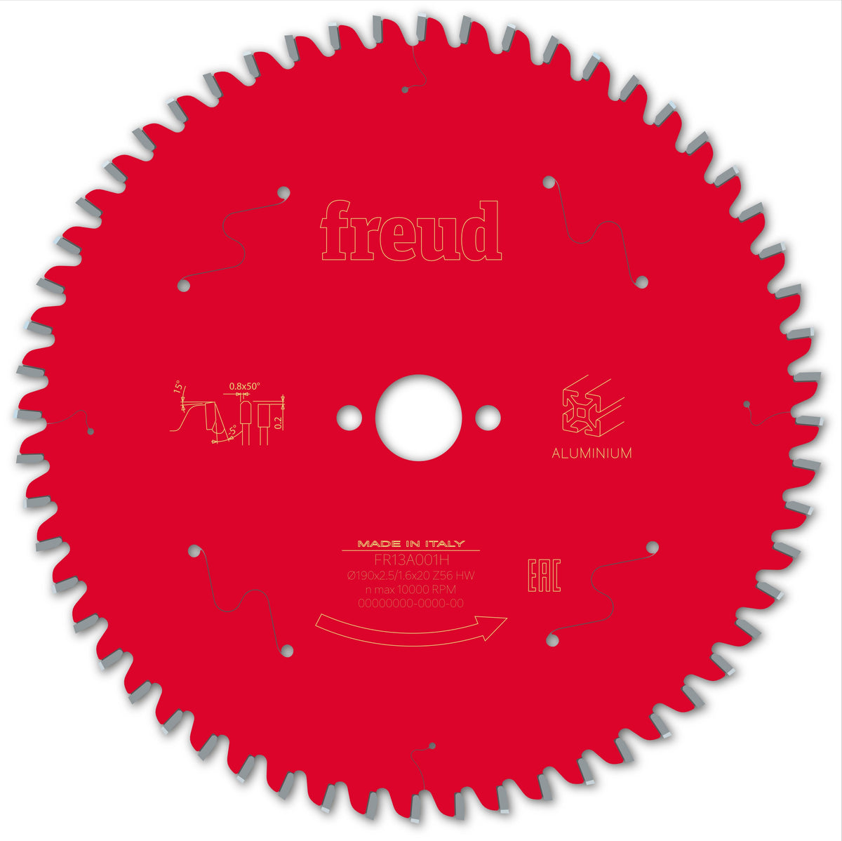 Freud HH Aluminium cirkelzaagblad 190 mm – FR13A001H