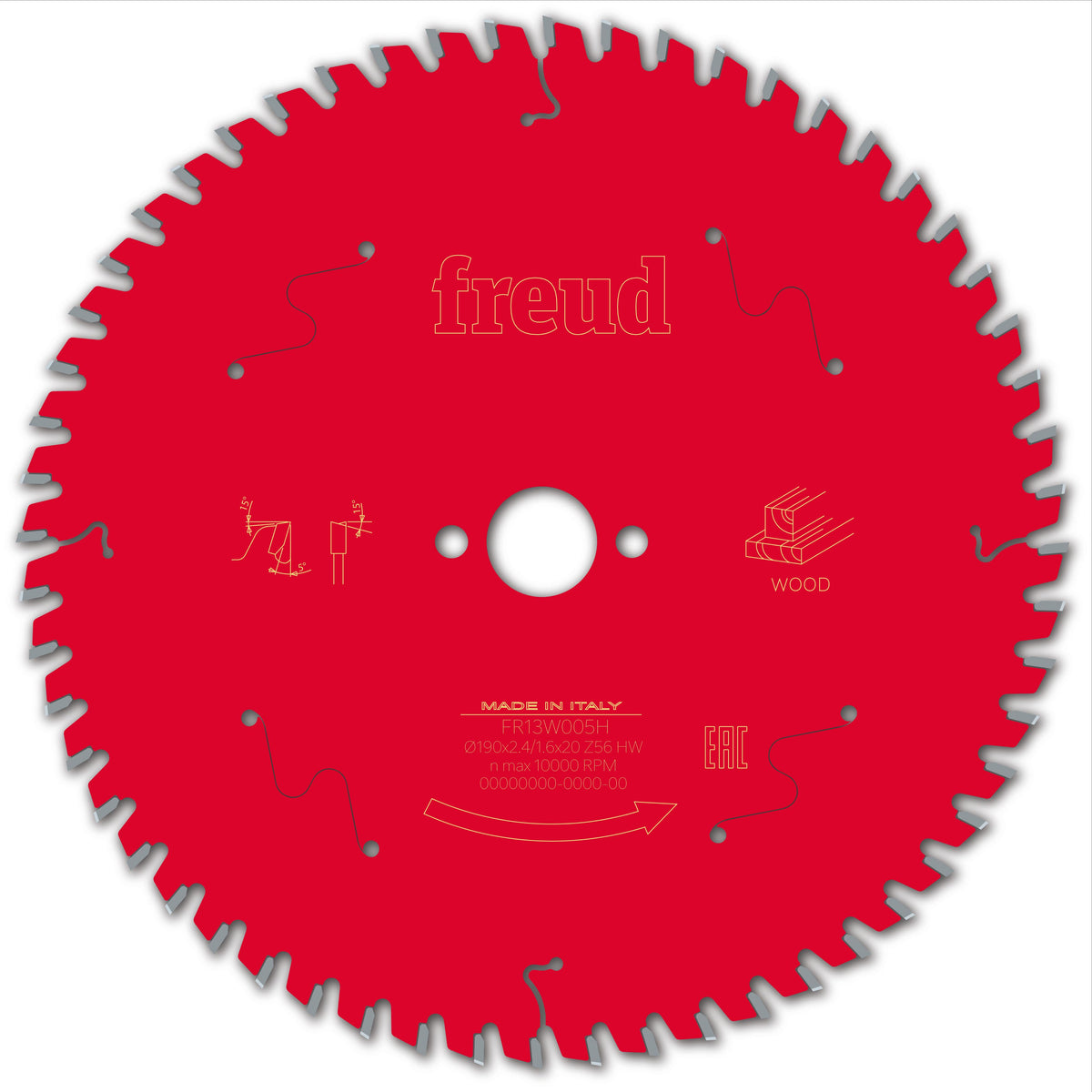 Freud HH Wood cirkelzaagblad 190 mm – FR13W005H