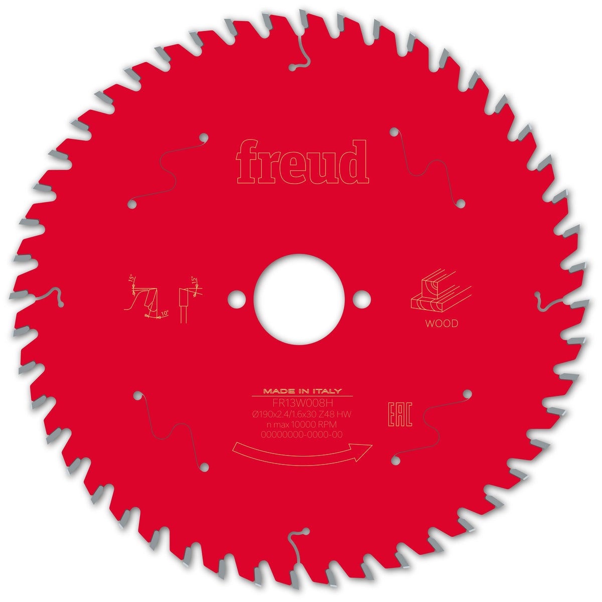 Freud HH Wood cirkelzaagblad 190 mm – FR13W008H