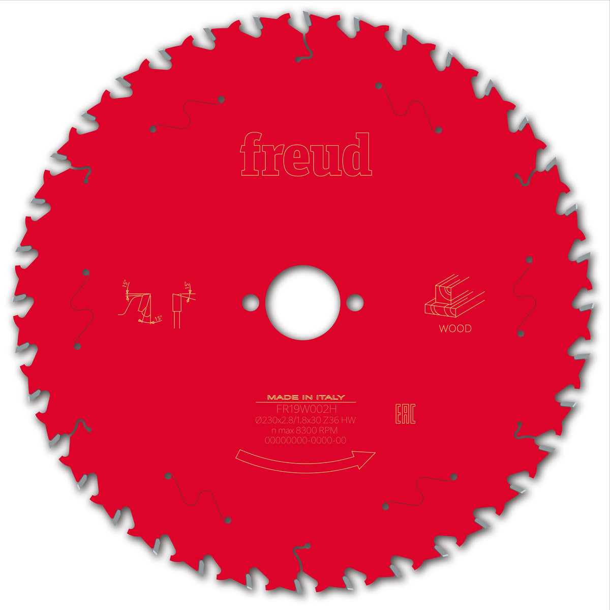 Freud HH Wood cirkelzaagblad 230 mm – FR19W002H