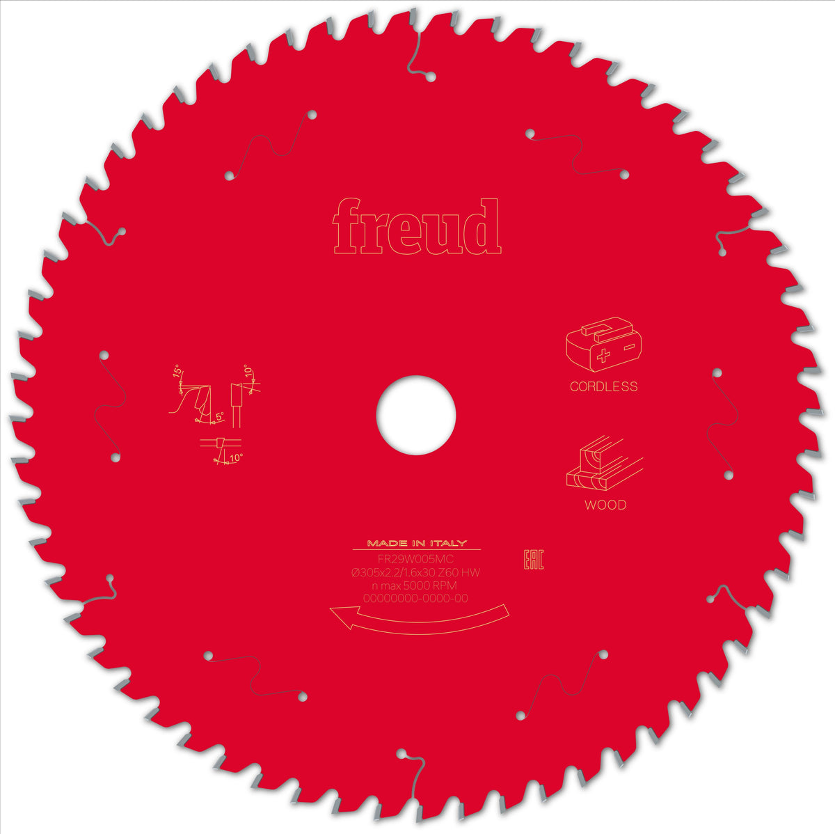 Freud CL Miter Wood cirkelzaagblad 305 mm – FR29W005MC