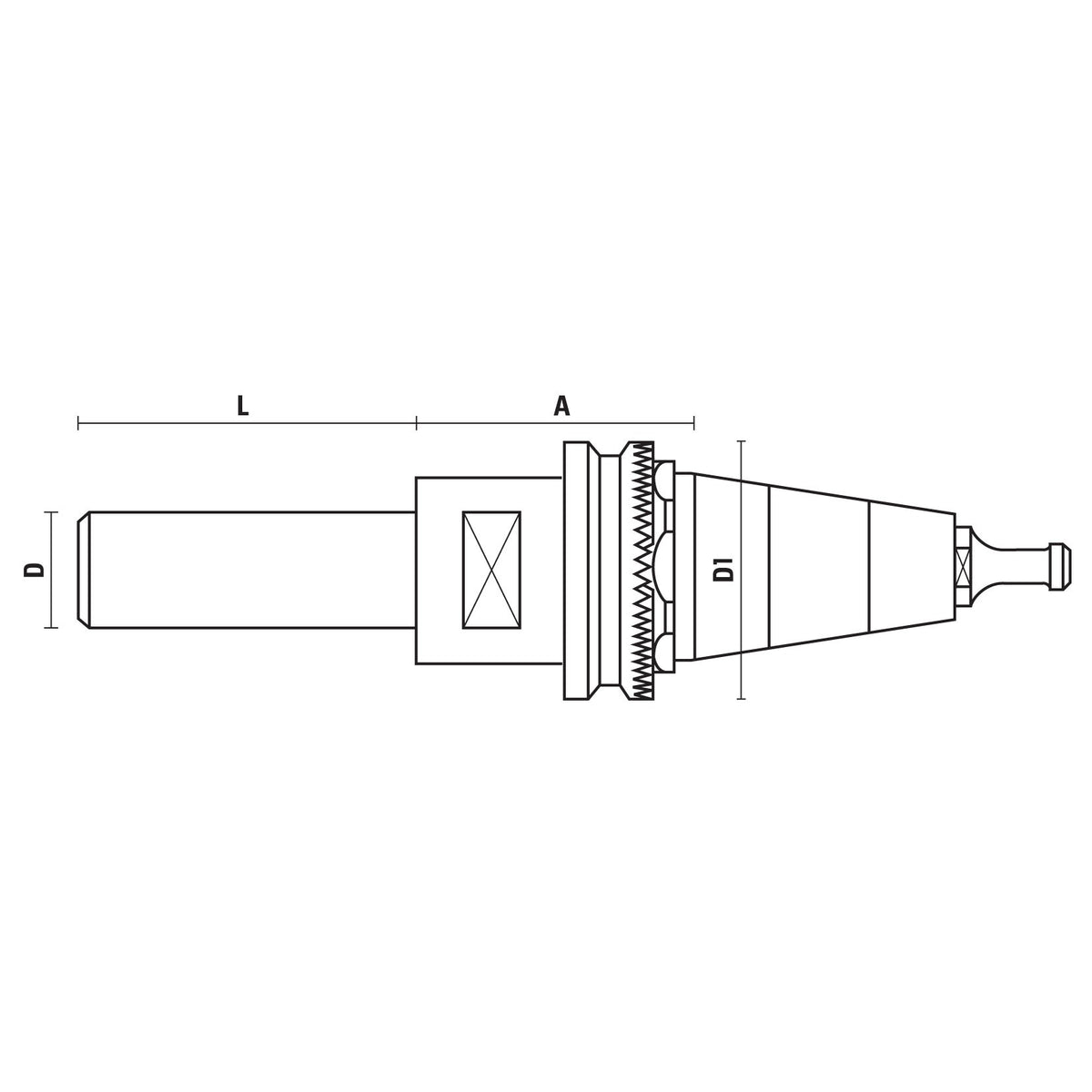 ISO30 freesdoorns voor SCM / Morbidelli – T128