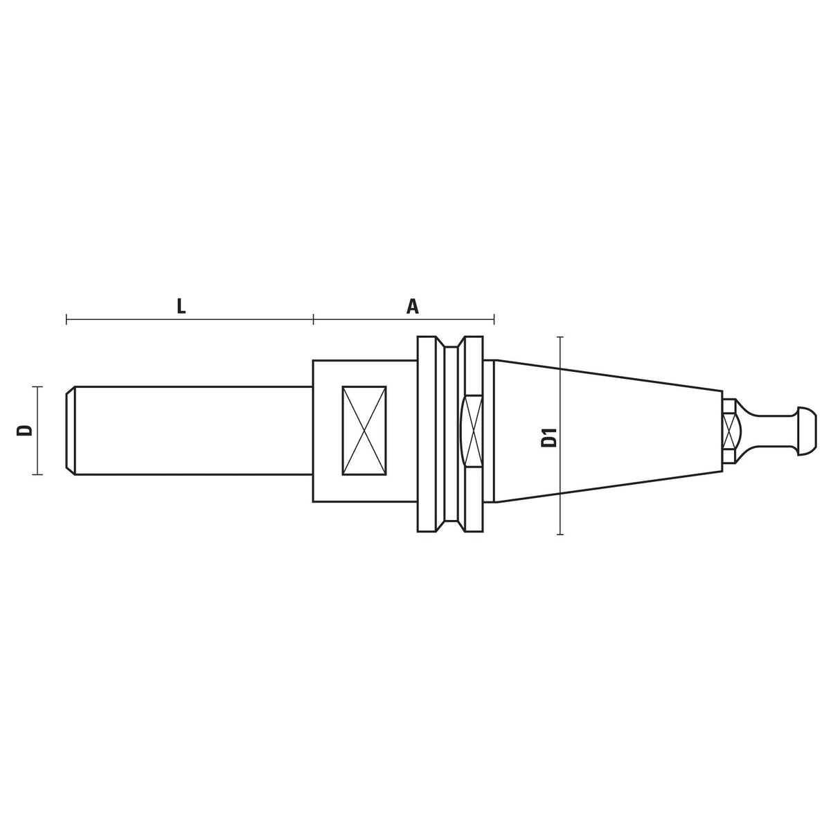 ISO30 / ISO40 freesdoorns – T128