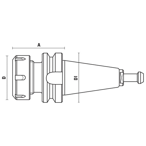 BT30 / BT35 / BT40 spantanghouders – T118