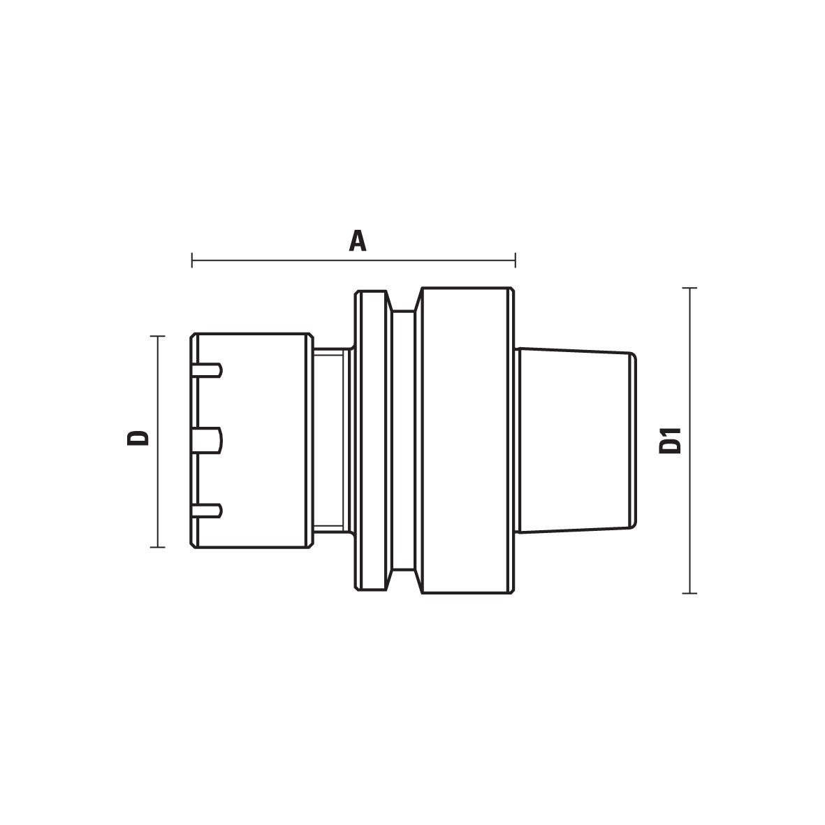 HSK50F spantanghouders – T118