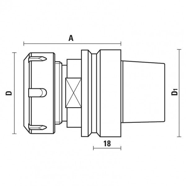 HSK63E spantanghouders – T118