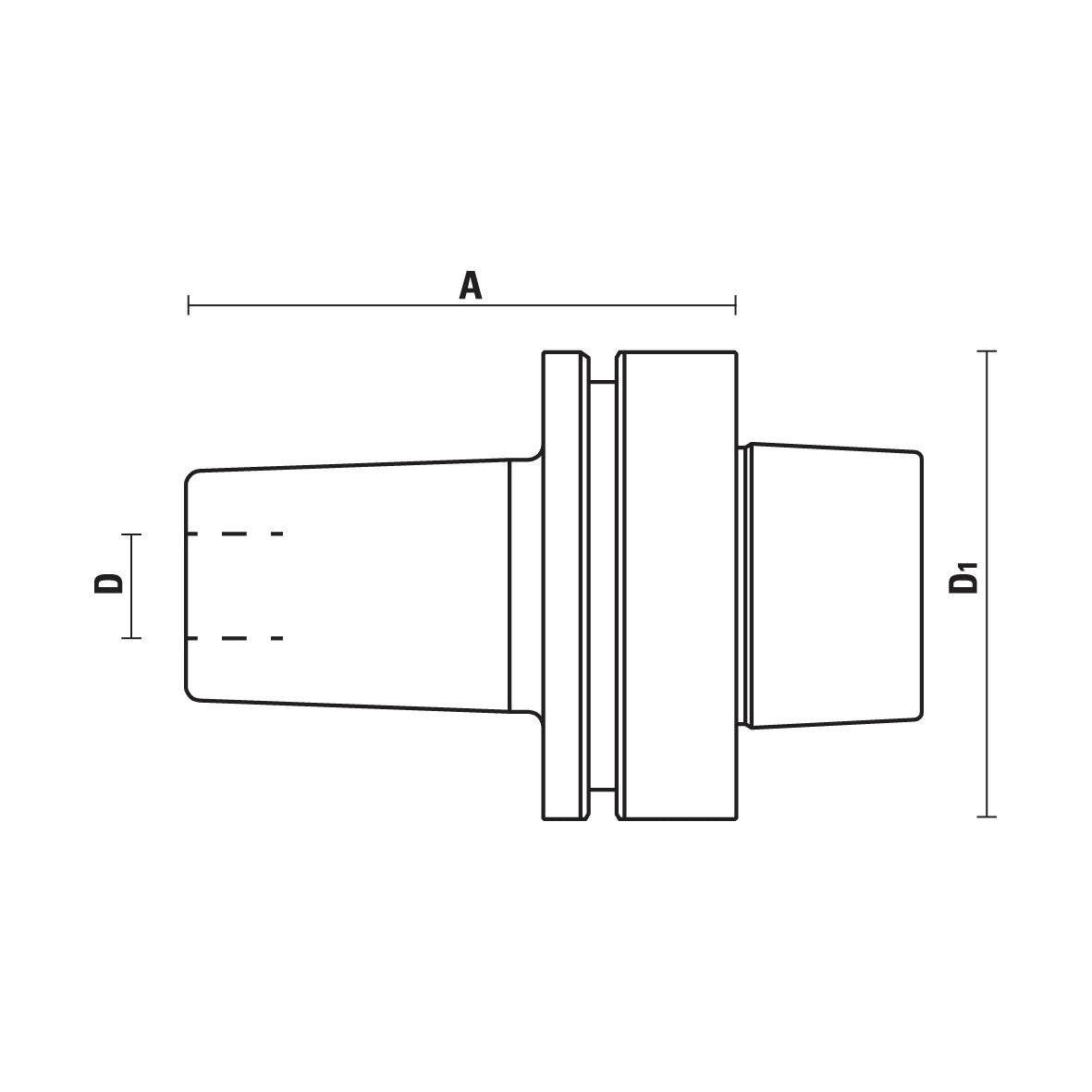 HSK63F krimphouders – T120