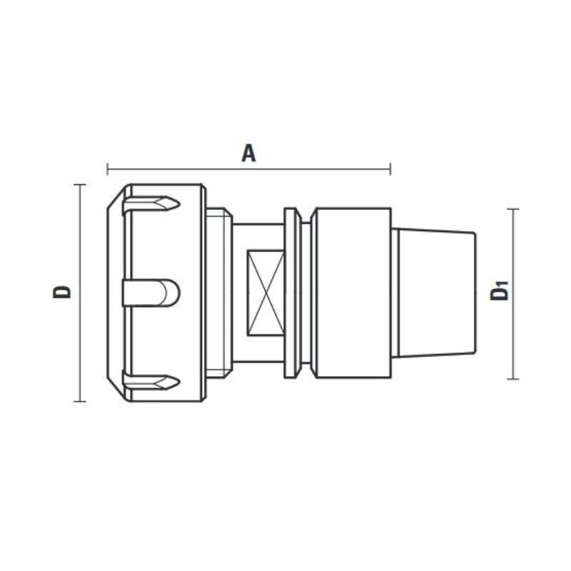 HSK40E spantanghouders – T118