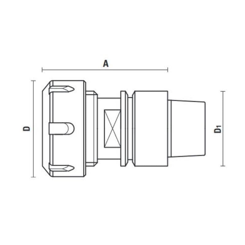 HSK50E spantanghouders – T118