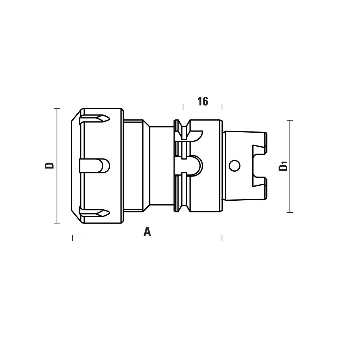 HSK40A spantanghouders – T118