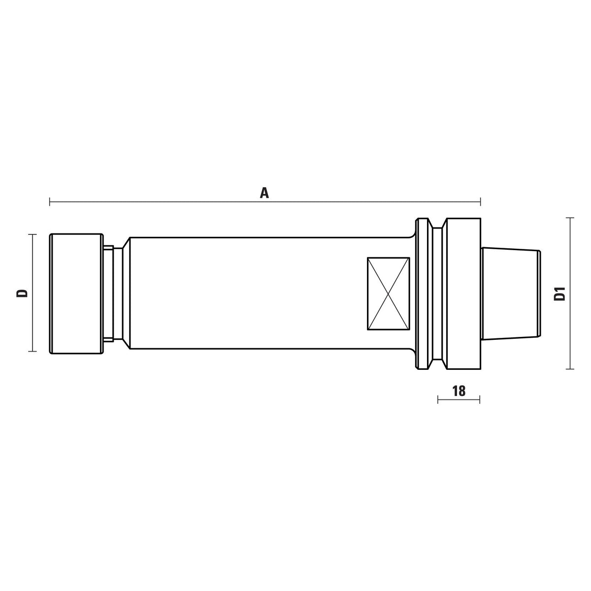 HSK63F ER32 spantanghouders G2.5 – TK118