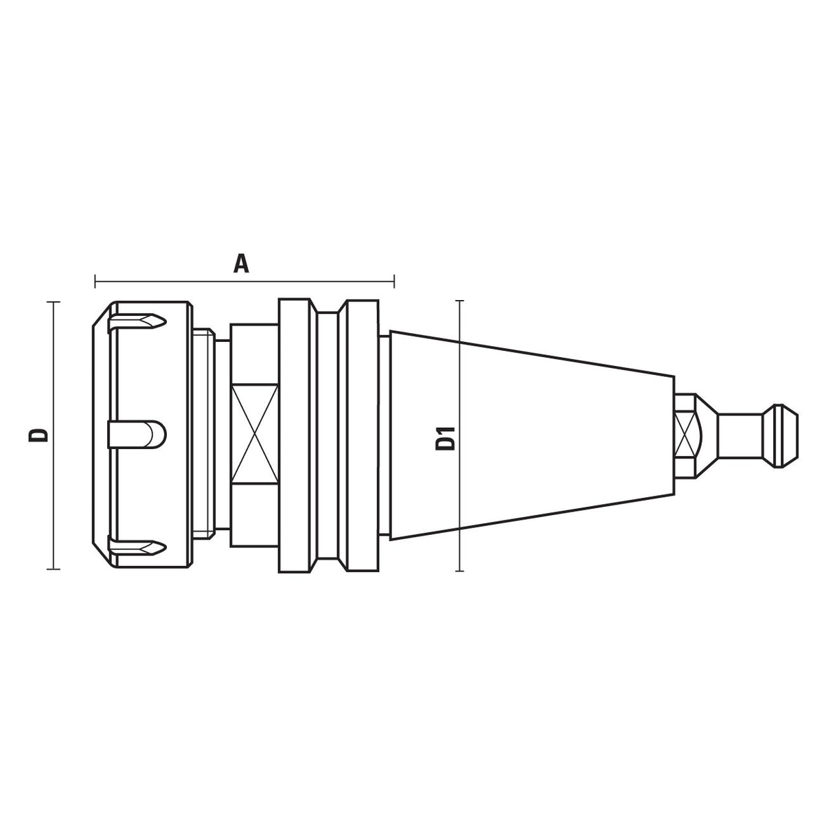 ISO40 spantanghouders – T118
