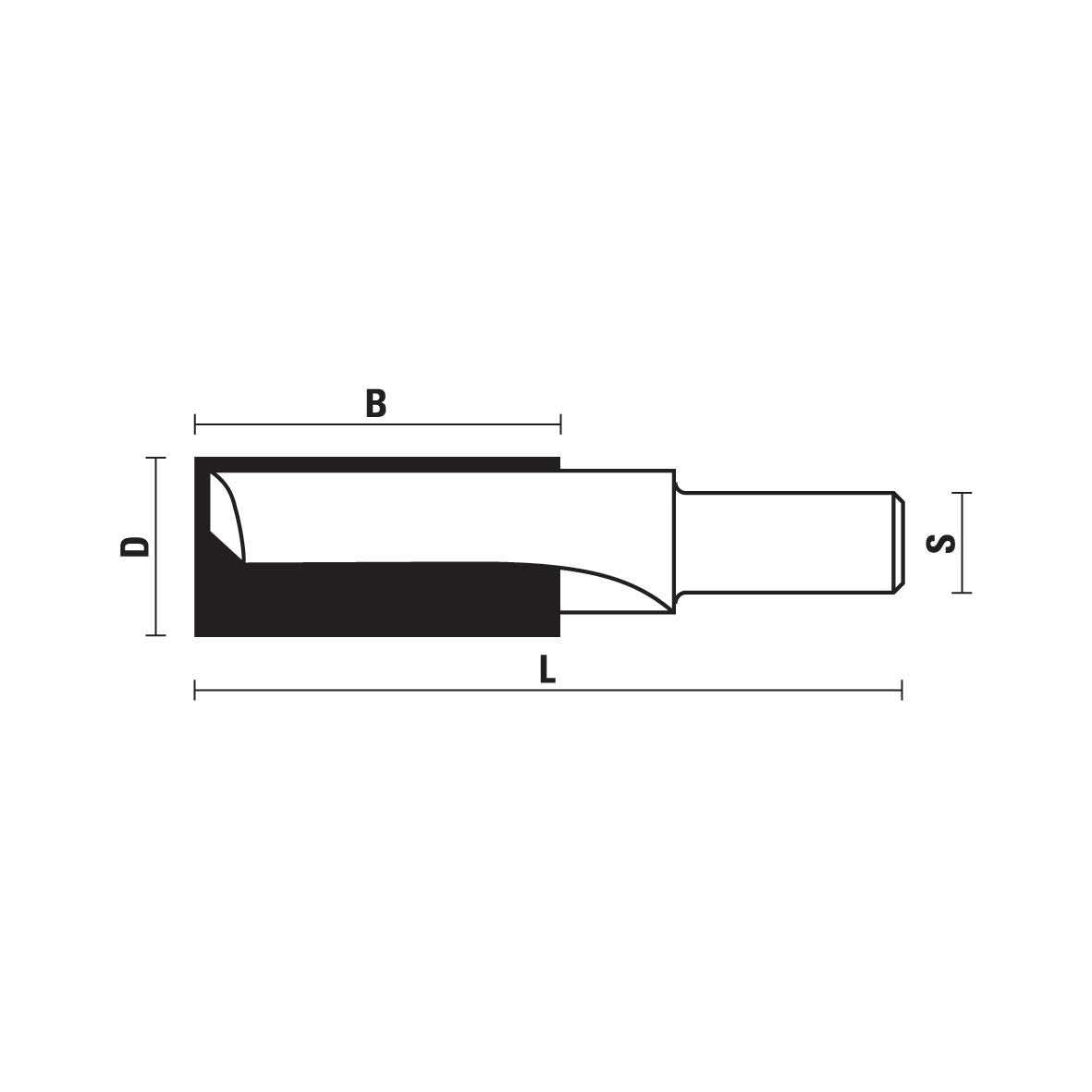 HM rechte CNC-frezen Z2 – T110