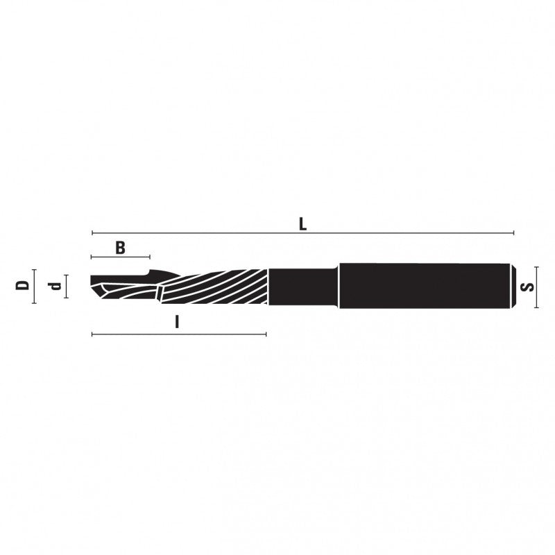 VHM dubbel-diameter spiraalfrezen Z1 – U190