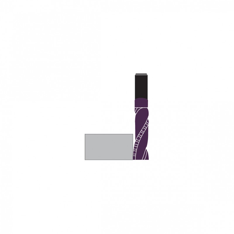 VHM spiraalruwfrezen opwaarts Z2 KleinDIA – U120.KD
