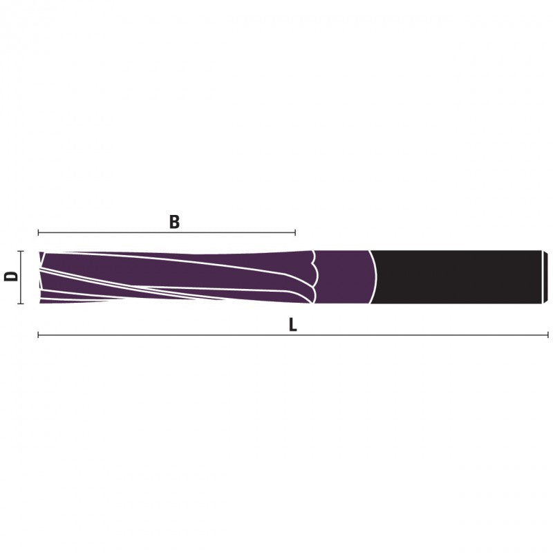 VHM spiraalfrezen voor solid surface Z2 KleinDIA – U302.KD