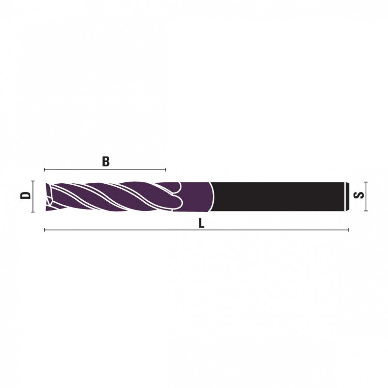 VHM superfinishing spiraalfrezen Z5 KleinDIA – U115.KD